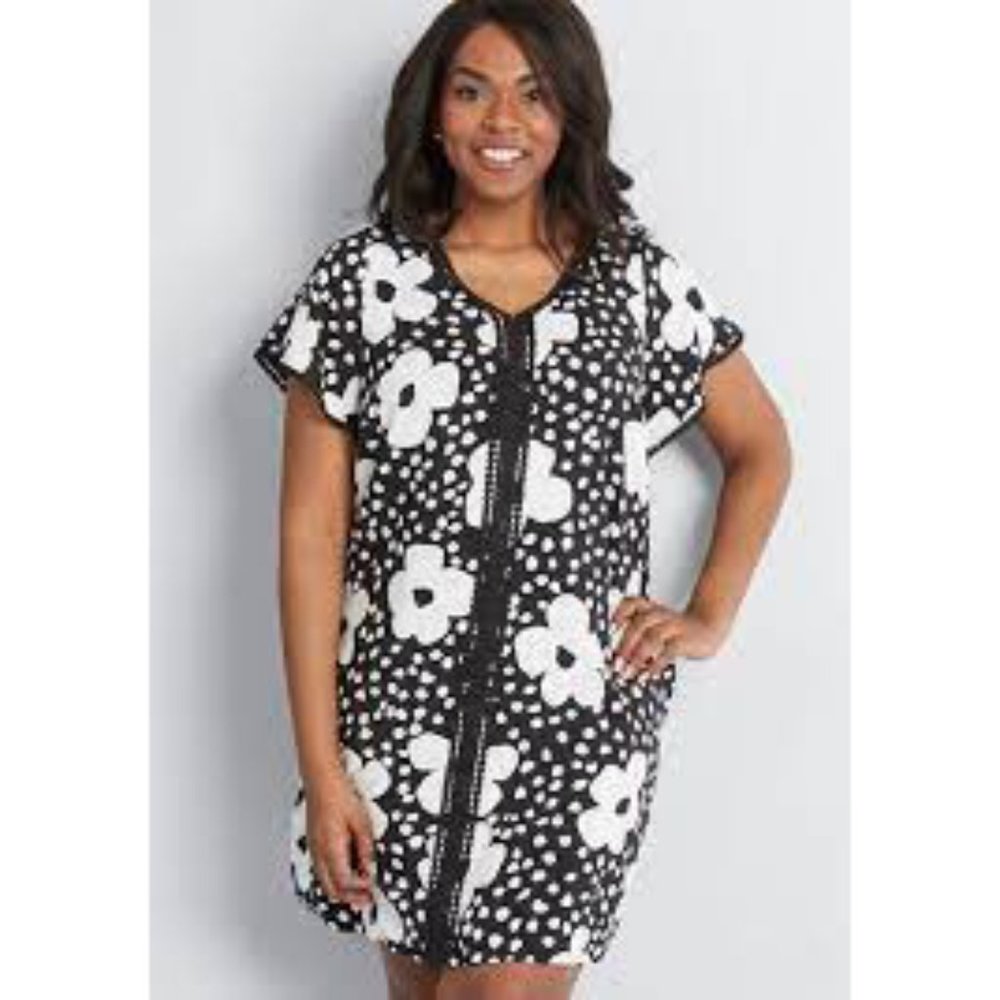 ModCloth Whimsical Wildflowers Muumuu Dress